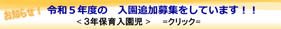 追加募集